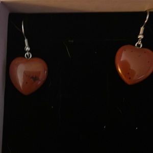 Carnelian crystal set